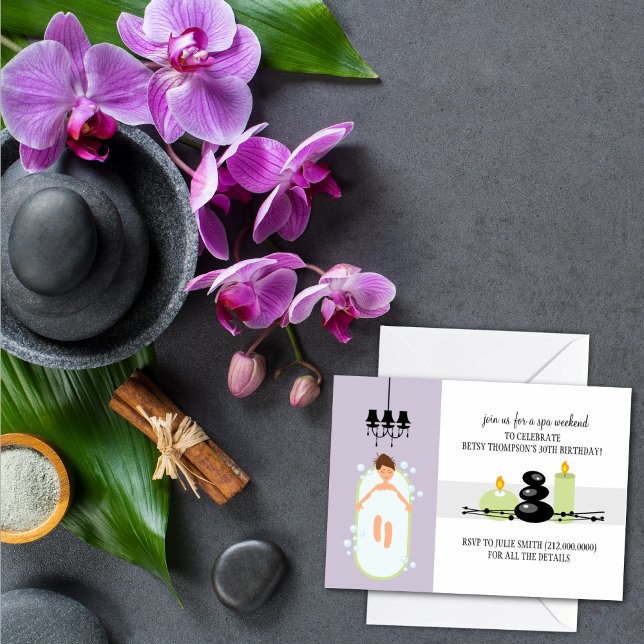 Convite De Saída De aniversário de 30 anos Girly S (Criador carregado)