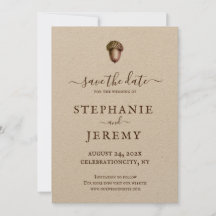 Convite de Salve a Data do Outono da Bolota