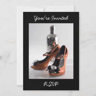 Convite de Sapato de Festa, Você é Convidado, RSVP