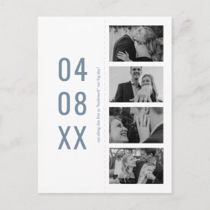 Convite de Save the Date com Marcador de Página de