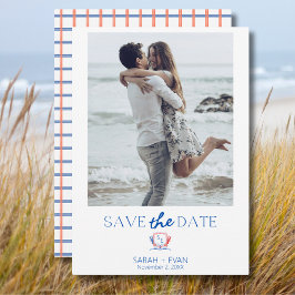 Convite de Save the Date de Lagosta Foto Náutica