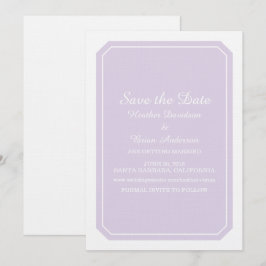 Convite de Save the Date Simplesmente Elegante Rox