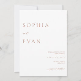 Convite de Script Elegante Simples