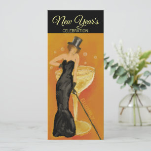 Convite de Senhora para a Celebração de Ano Novo