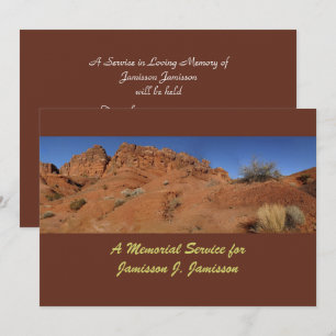 Convite de Serviço Memorial, Colinas Red Rock