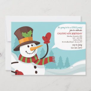 Convite de Snowman
