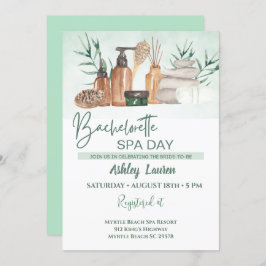 Convite de Spa para Despedida de Solteira