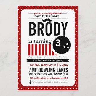 Convite de Strikes e 'Staches