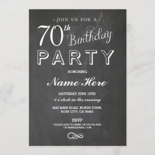 CONVITE DE SURPRESA DE FESTA DE ANIVERSÁRIO 70