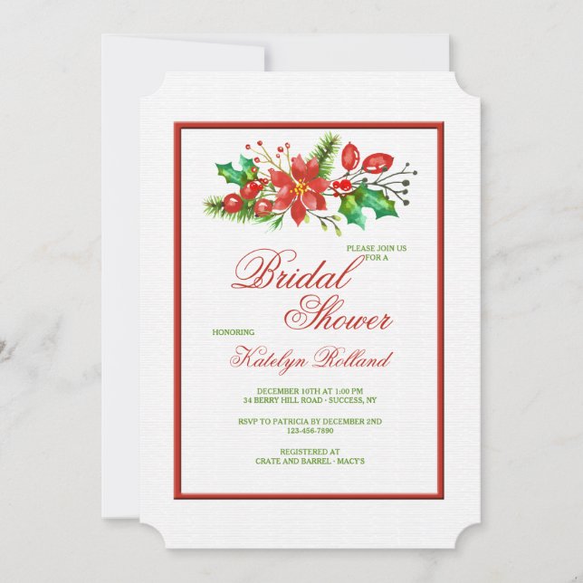 Convite de Swag de Natal (Frente)