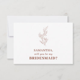 Convite de Terracota Indie Floral Outono Save the 