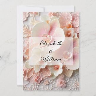 Convite de texto de caligrafia minimalista