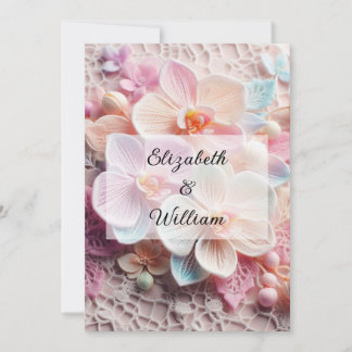 Convite de texto de caligrafia minimalista