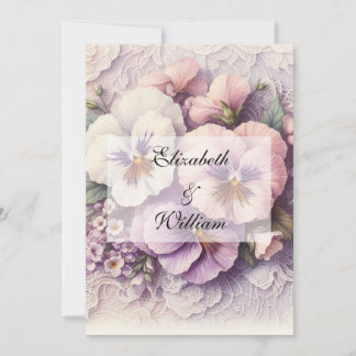 Convite de texto de caligrafia minimalista