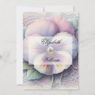 Convite de texto de caligrafia minimalista