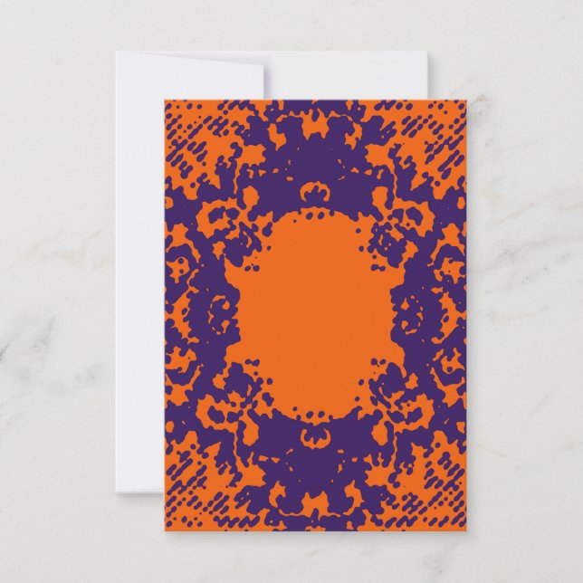 Convite de Textura de Grunagem de Meio-Tons do Est (Frente)