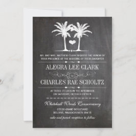 Convite de Tipografia de Quadro Negro de Destino d