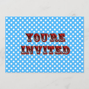 Convite de Tíquete de Circo