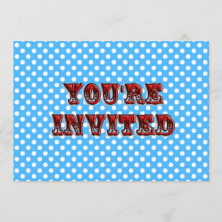 Convite de Tíquete de Circo