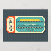 Convite de Tíquete de Filme