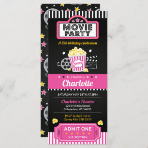 Convite de Tíquete de Filme, Rosa de Convite de No