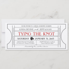 Convite de Tíquete de Vintage