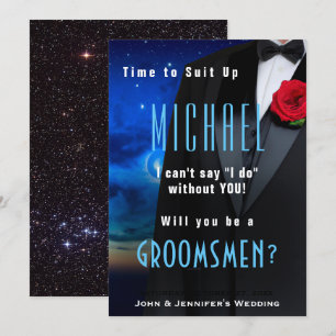 Convite de Traje de Gala para Padrinho