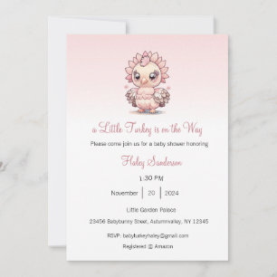 Convite de Um Peru Pequeno a Caminho, Obrigado 