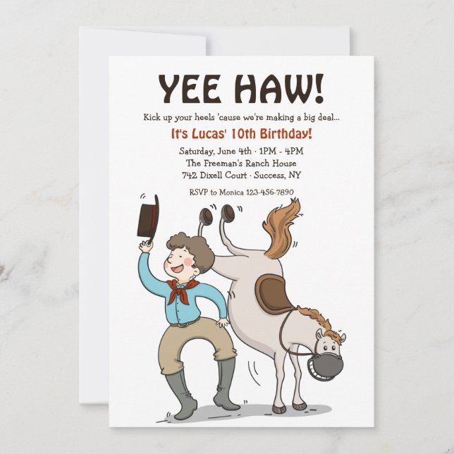 Convite Dê um Pulinho de Alegria (Frente)