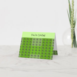 Convite de Verão de Grama Verde