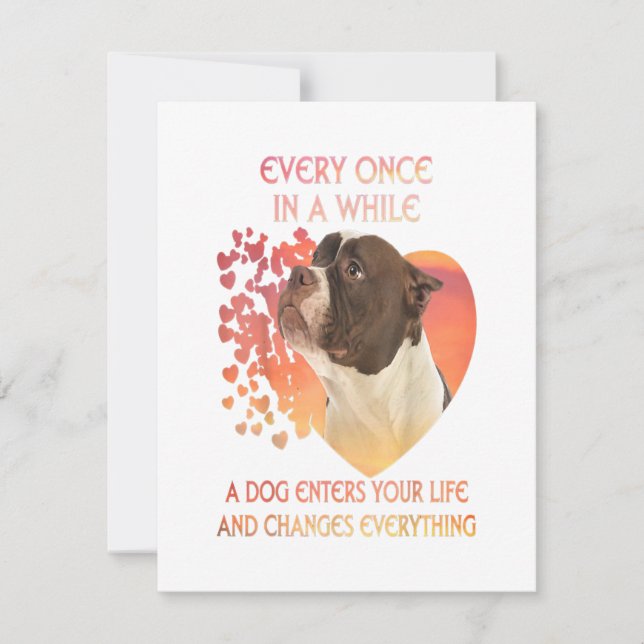 Convite De Vez Em Quando Um Cachorro Entra Em Você (Frente)