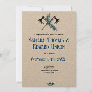 Convite de Viking Elegante