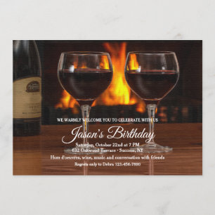 Convite de Vin junto à Lareira