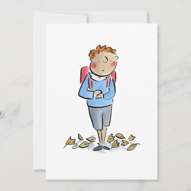 Convite De volta à escola (Frente)