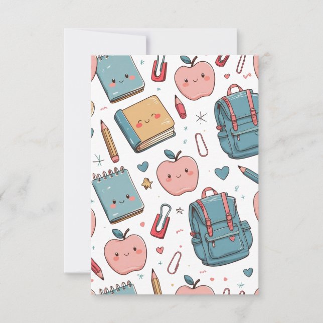 Convite De volta à escola (Frente)