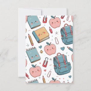 Convite De volta à escola