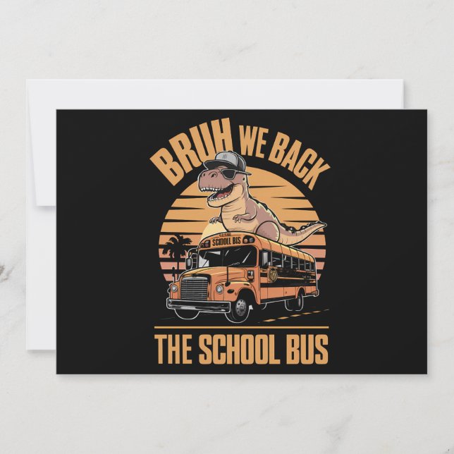 Convite De Volta à Escola Cara, Estamos de Volta no Primei (Frente)