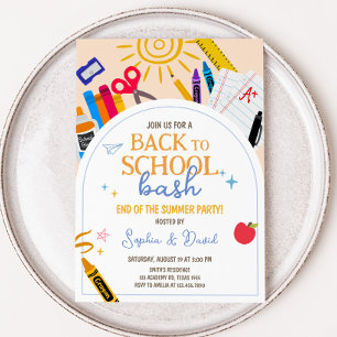 Convite De volta à festa do Bassê da Escola