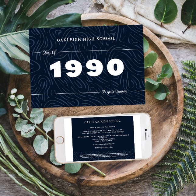 Convite De volta aos anos 90 | Partido da Reunião Escolar (Criador carregado)