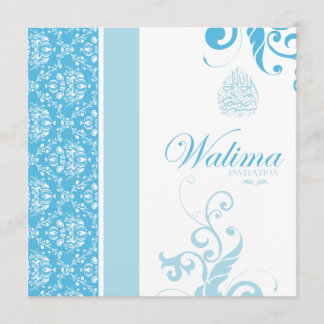 Convite de Walima - casamento islâmico