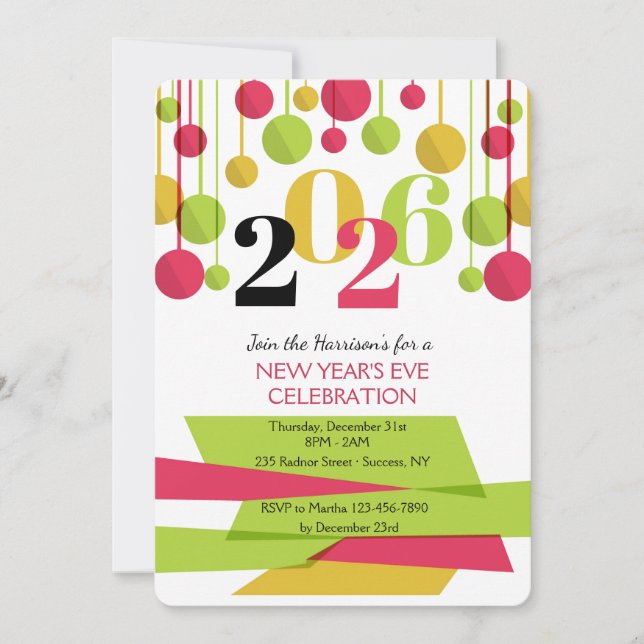 Convite December 31st Party Invitation (2) (Frente)