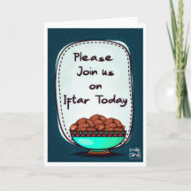 Convite decente para Iftaar
