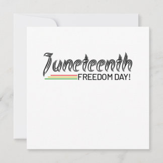 Convite Décimo Junho, Liberdade da Afro-Americana.