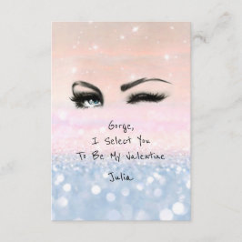 Convite Declaração de amor do Namorados Blu-rosa Marilyn M