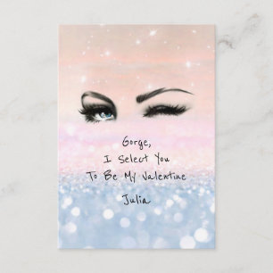 Convite Declaração de amor do Namorados Blu-rosa Marilyn M