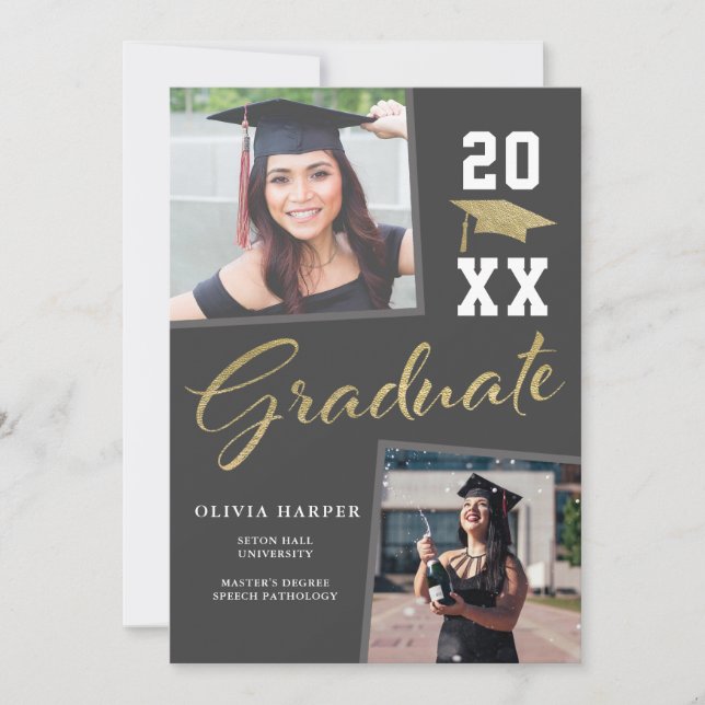 Convite Declaração de Graduado Destacado (Frente)