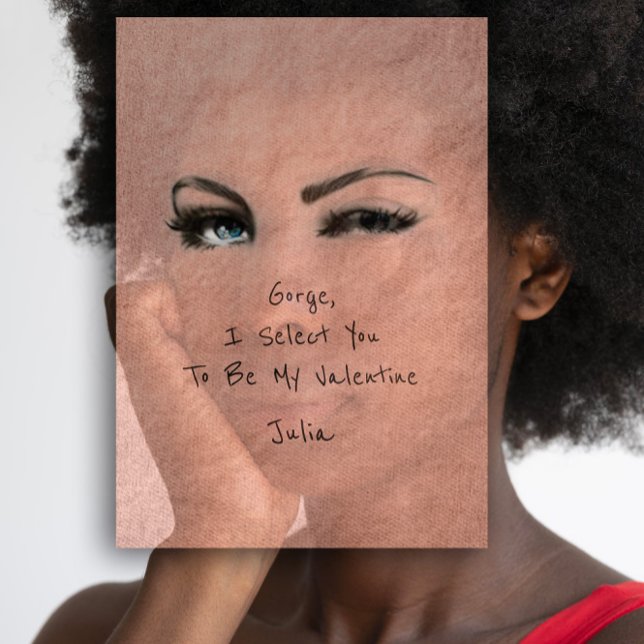 Convite Declaração de Namorados Marilyn Monroe (Marilyn Monroe Valentine Love Declaration Invitation)