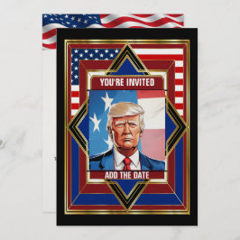 Convite Deco Patriótico dos EUA