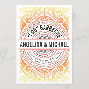 Convite Deco retro eu faço o branco do fogo   da grade dos