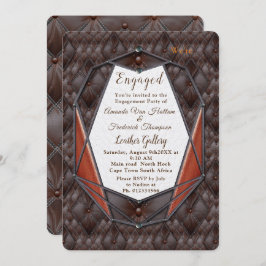 Convite Decor Acadêmico do Couro 3D